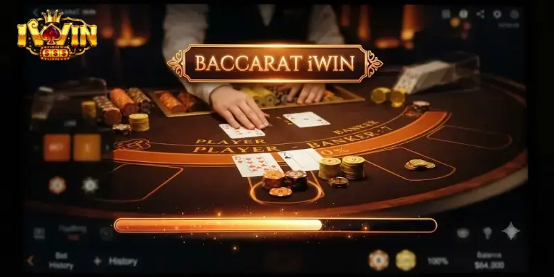 Baccarat iWin trải nghiệm kịch tính với tỷ lệ thưởng hấp dẫn