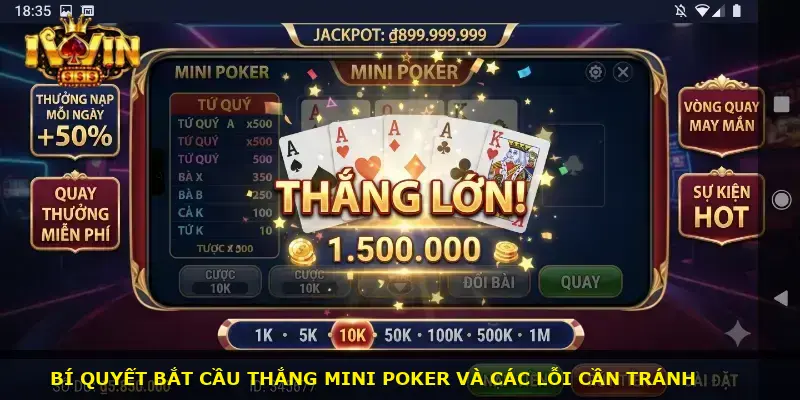 Mini Poker iWin - ảnh 3