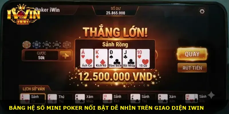 Mini Poker iWin - ảnh 2